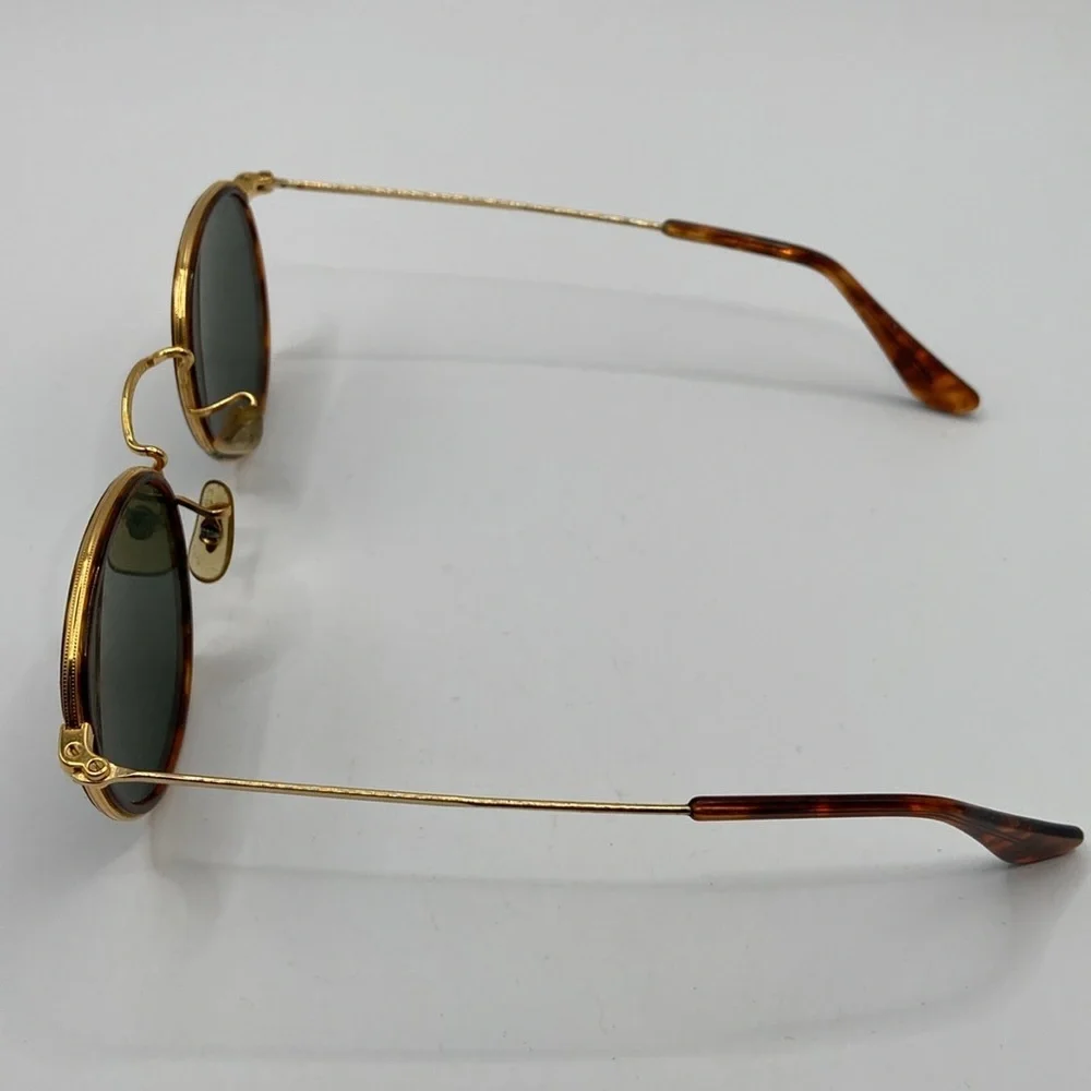 Vintage Ray Ban W1675 Classic Metals Sunglasses Tortoise Shell